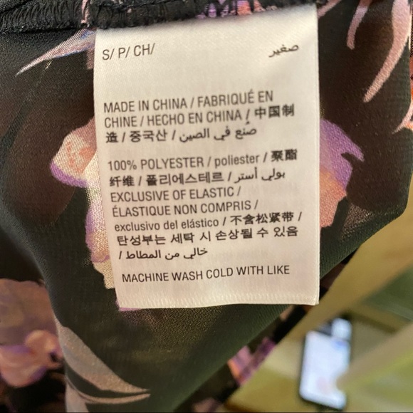 Small Bar III Floral Sheer Blouse - Picture 6 of 6